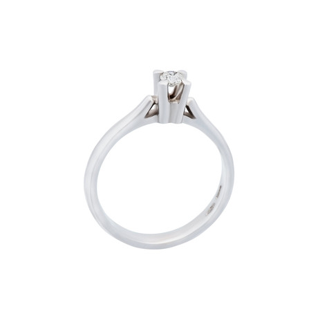 Giorgio Visconti 18k White Gold Diamond Ring // Ring Size: 6.5 // Pre-Owned