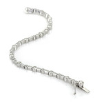 Piero Milano 18k White Gold Diamond Bracelet // Pre-Owned