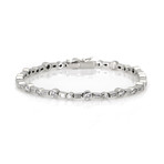 Piero Milano 18k White Gold Diamond Bracelet // Pre-Owned