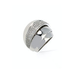 Bucherer 18k White Gold Diamond Ring // Ring Size: 7 // Pre-Owned