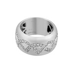 Damiani 18k White Gold Diamond Ring // Ring Size: 7.5 // Pre-Owned