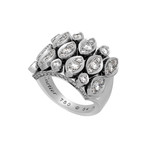 Cartier 18k White Gold Marquee Diamond Ring // Ring Size: 9 // Pre-Owned