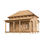 Miner's Cottage (Scale Model Kit)