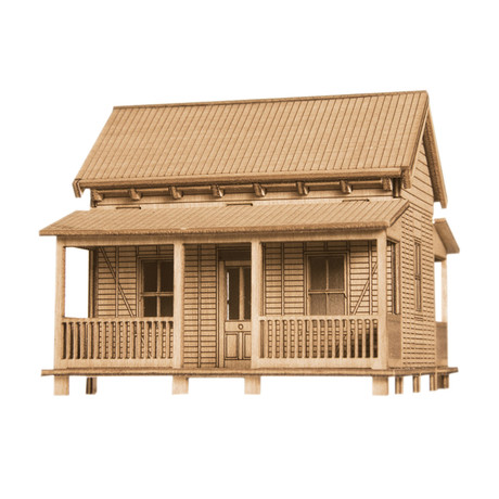 Colonial Gable Cottage (Scale Model Kit)