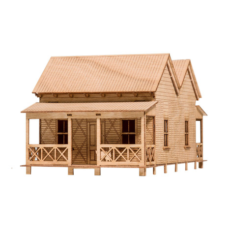 Double Gable Cottage (Scale Model Kit)