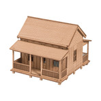 Colonial Gable Cottage (Scale Model Kit)