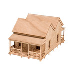 Double Gable Cottage (Scale Model Kit)