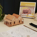 Double Gable Cottage (Scale Model Kit)