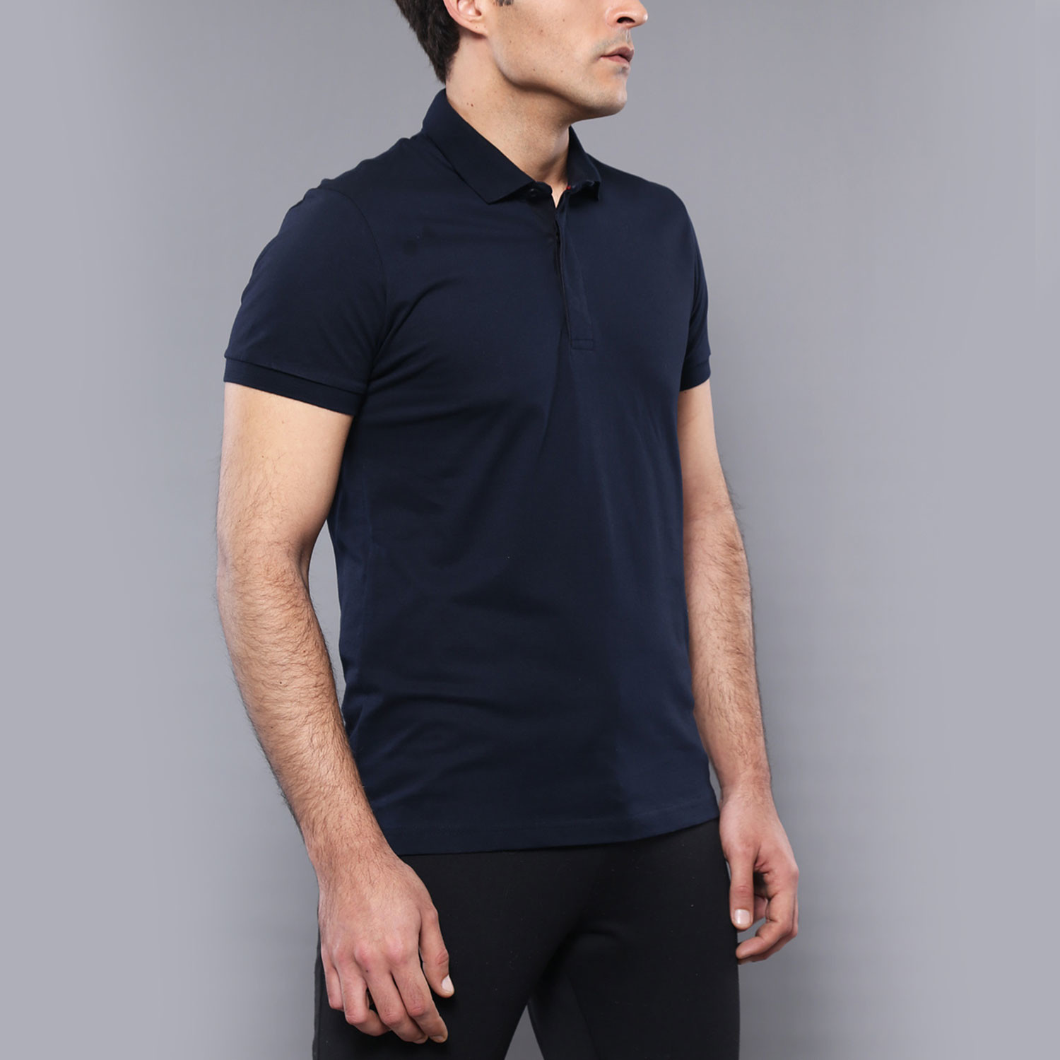 Solid Color Polo Shirt // Navy (M) - wessi - Touch of Modern