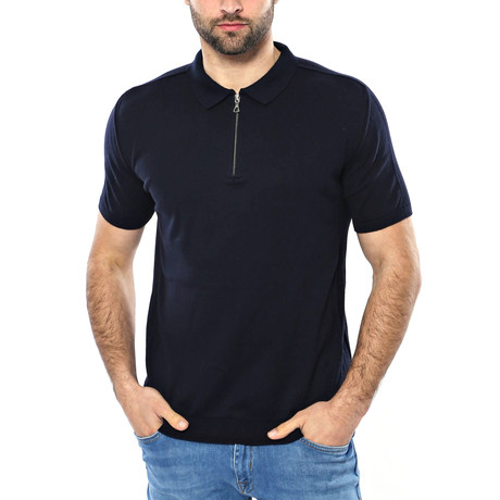 Mccaffery Polo Shirt // Navy (S)