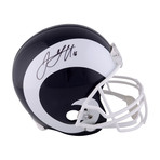 Jared Goff // Los Angeles Rams // Autographed Football Helmet