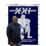 Harry Carson // New York Giants // Autographed Defense Playbook // Super Bowl XXI