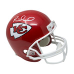 Patrick Mahomes // Kansas City Chiefs // Autographed Football Helmet