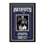 Tom Brady // New England Patriots // Limited Edition Collector Frame // Facsimile Signed