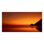 Sundown Serenity // Painting Print on Wrapped Canvas (12"W x 6"H x 1.5"D)