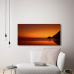 Sundown Serenity // Painting Print on Wrapped Canvas (12"W x 6"H x 1.5"D)