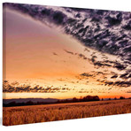 Slice of Summer Heaven // Painting Print on Wrapped Canvas (12"W x 8"H x 1.5"D)