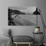 Rugged Coast // Painting Print on Wrapped Canvas (12"W x 8"H x 1.5"D)