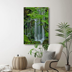 Silky Falls // Painting Print on Wrapped Canvas (8"W x 12"H x 1.5"D)