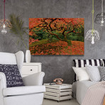 Fallen Leaves // Painting Print on Wrapped Canvas (12"W x 8"H x 1.5"D)