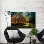In the Gentle Autumn Light // Painting Print on Wrapped Canvas (12"W x 8"H x 1.5"D)