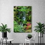 Heavenly Falls // Painting Print on Wrapped Canvas (8"W x 12"H x 1.5"D)