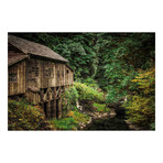 Cedar Creek Grist Mill // Painting Print on Wrapped Canvas (12"W x 8"H x 1.5"D)