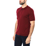 Wise Polo Shirt // Burgundy (XL)