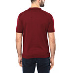 Wise Polo Shirt // Burgundy (2XL)