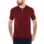 Wise Polo Shirt // Burgundy (XL)