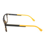 Men's 0733 Optical Frames // Havana + Carbon Yellow