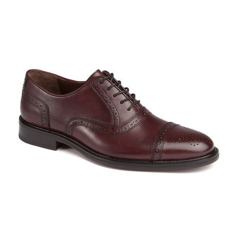 Daley Cap Toe Shoe // Burgundy (US: 7)