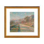 Road of La Roche Guyon, 1880 // Gold Frame