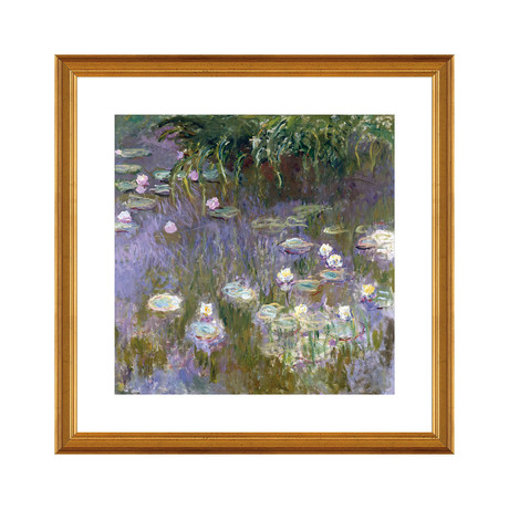 Water Lilies, 1922 // Gold Frame