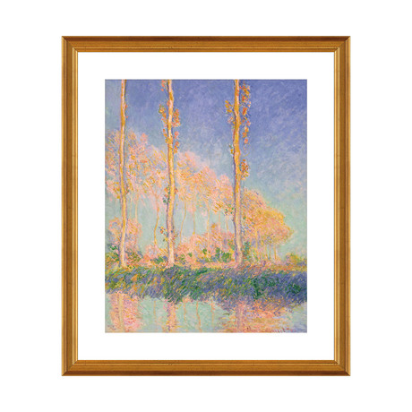 Poplars (Autumn), 1891 // Gold Frame