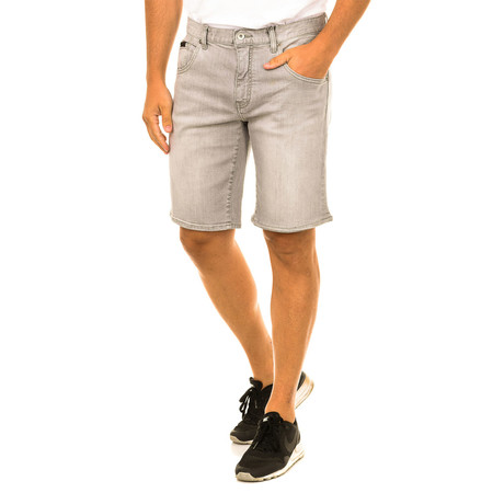 Denim Bermuda Short // Gray (28)