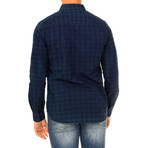 Long Sleeve Shirt // Navy Blue (M)