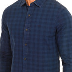 Long Sleeve Shirt // Navy Blue (M)