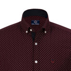Ted Button Down Shirt // Bordeaux (2XL)
