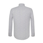 Stan Plaid Button Down Shirt // White (L)