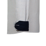 Chris Plaid Button Down Shirt // White + Navy (3XL)