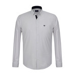 Marcus Button Down Shirt // Black + White (XL)