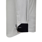 Albert Plaid Button Down Shirt // White (L)