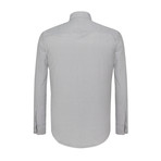 Albert Plaid Button Down Shirt // White (S)