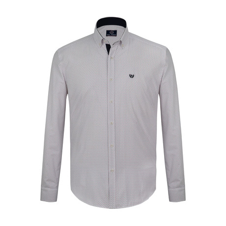 Aiden Button Down Shirt // White (S)