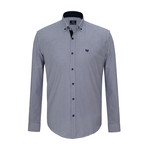 Chas Button Down Shirt // Sax + White (3XL)
