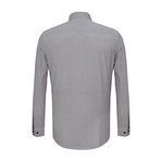 Jayce Button Down Shirt // Black + White (XL)