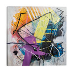 Clash // Yossef Ben-Sason (26"W x 26"H x 1.5"D)