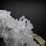 Gemmy, Cubic Calcite on Clear, Double Terminated Apophyllite