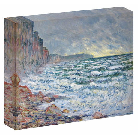 Fécamp, bord de mer, 1881